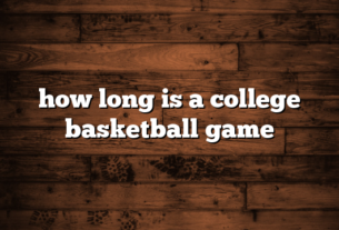 how long is a college basketball game