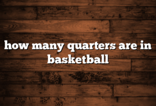 how many quarters are in basketball