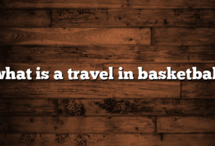 what is a travel in basketball