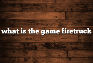 what is the game firetruck