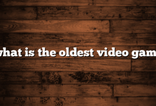 what is the oldest video game