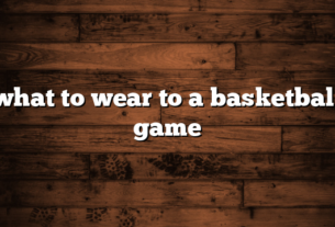 what to wear to a basketball game