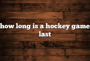 how long is a hockey game last