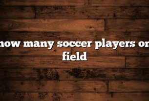 how many soccer players on field