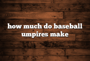 how much do baseball umpires make