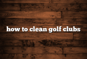 how to clean golf clubs