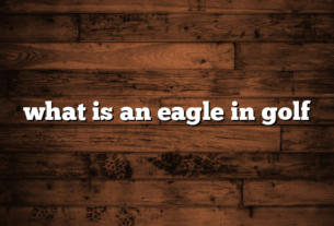 what is an eagle in golf