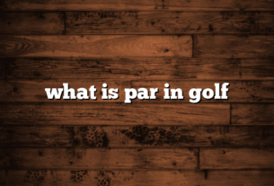 what is par in golf