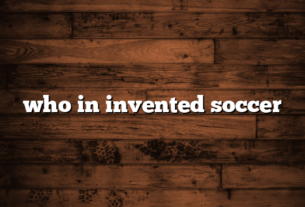 who in invented soccer