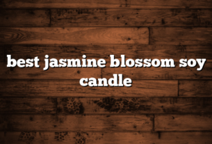 best jasmine blossom soy candle