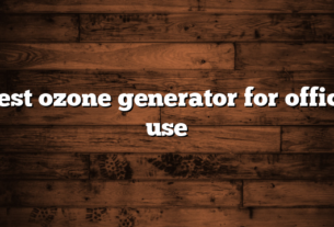 best ozone generator for office use